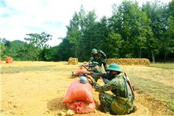 Vượt nắng thắng mưa, hoàn thành tốt nhiệm vụ huấn luyện